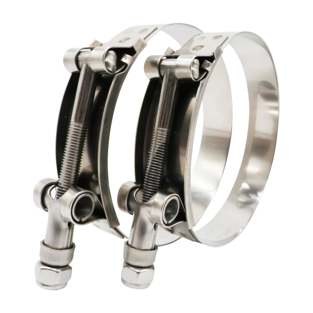 ROADFORMER front view showing two stainless clamps for secure hose connections