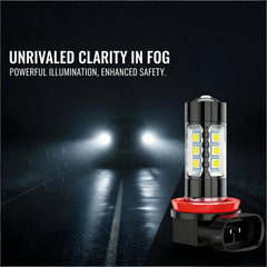 ROADLIT bulb installed in Honda Accord fog lamp demonstrating plug-and-play ease