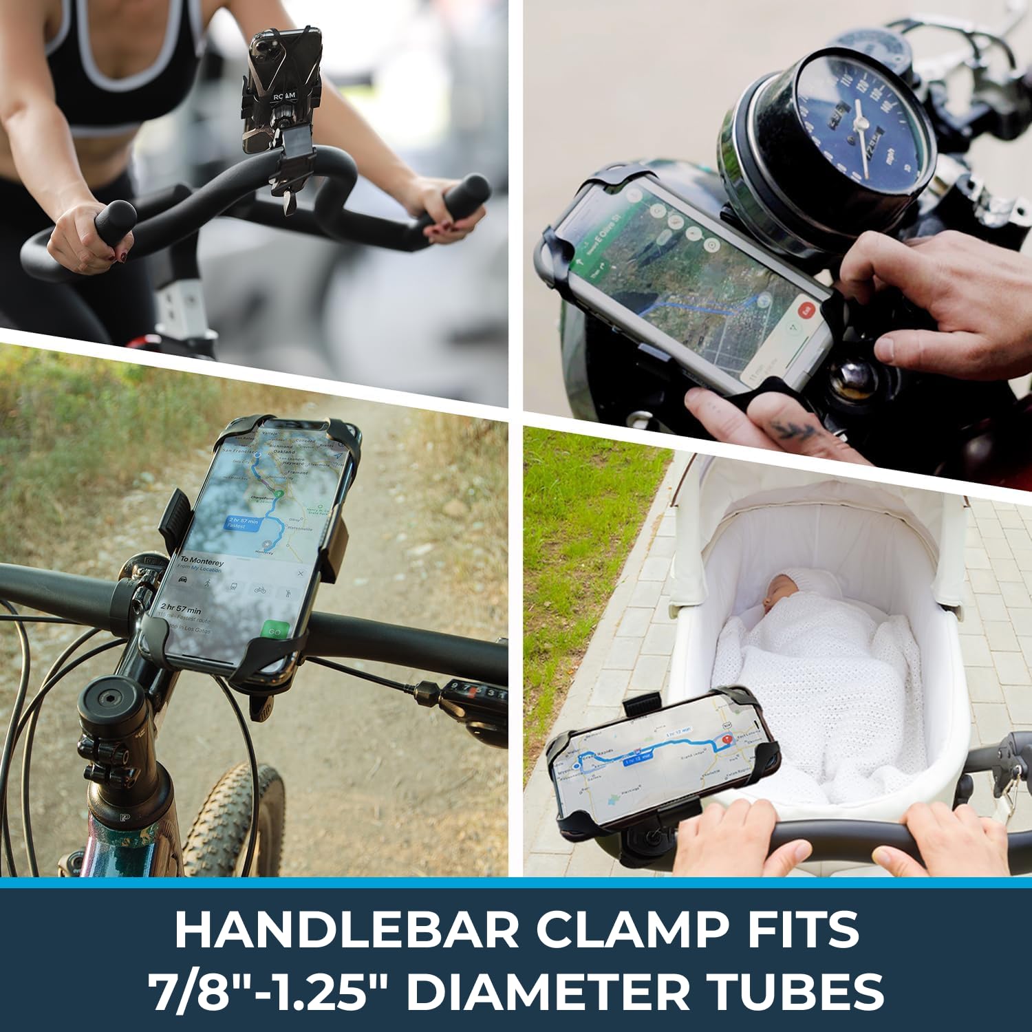 Roam ball-and-socket joint demonstrating 360° rotation for optimal viewing