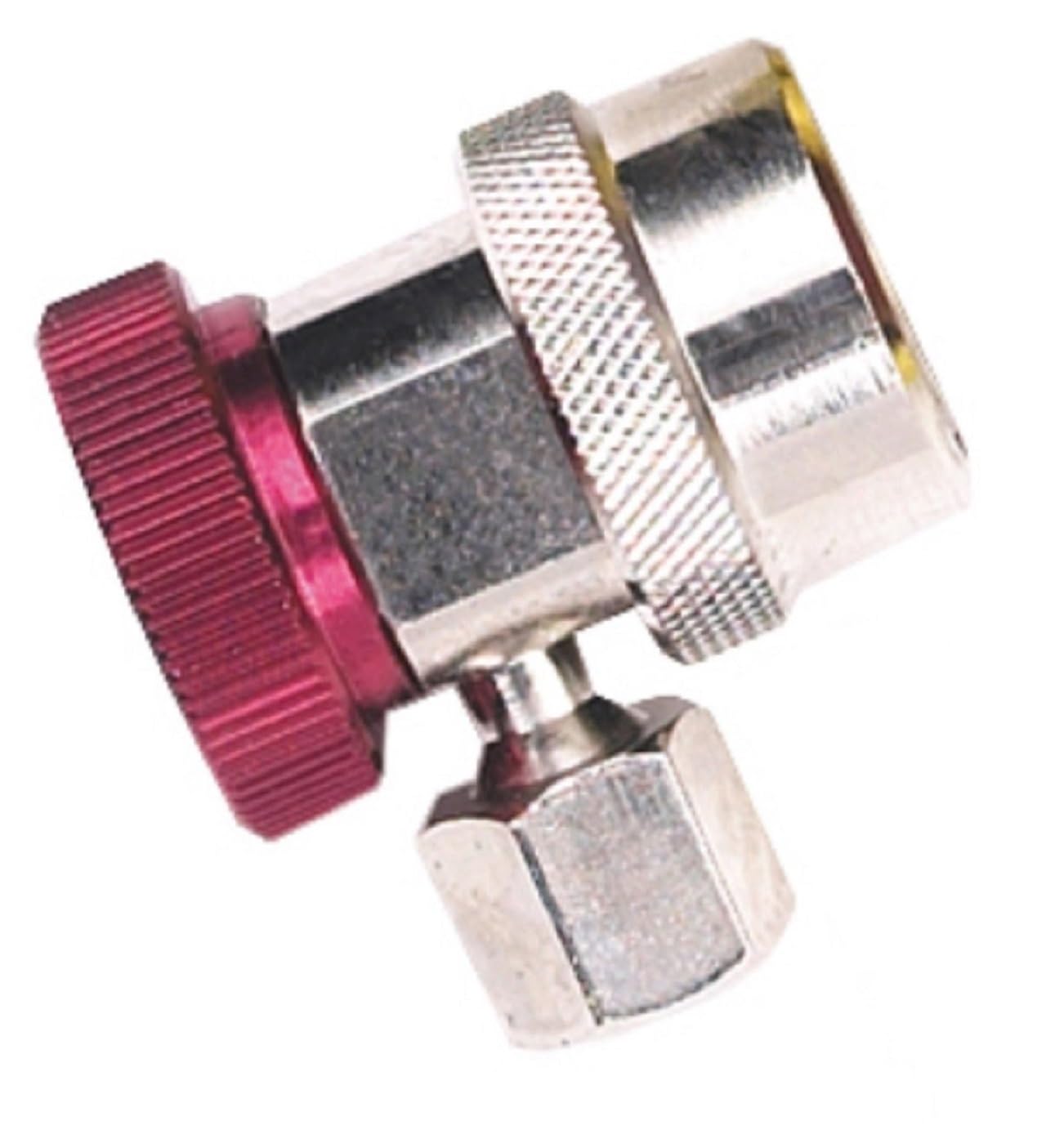 Robinair 18191A front view showing coupler body and benefit of durable connection