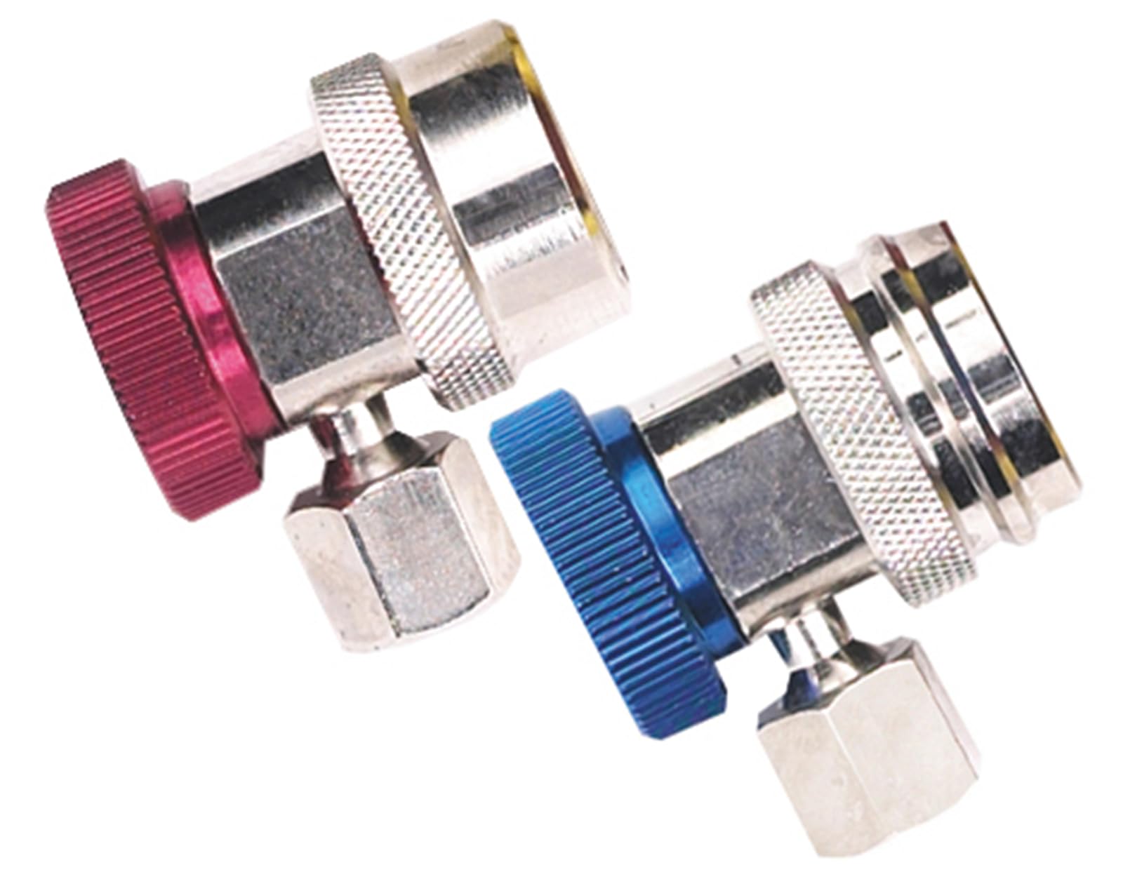 Robinair closeup of six‑ball coupler detail highlighting secure grip and reliable engagement