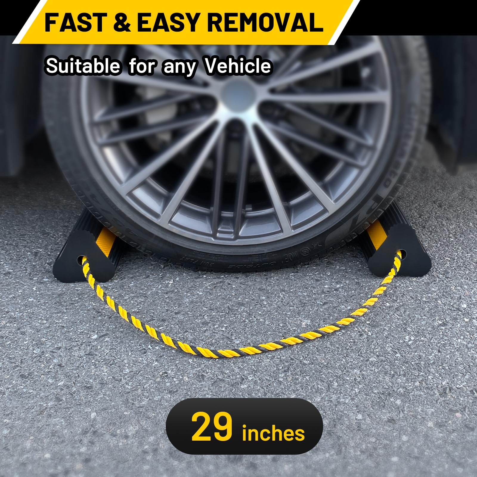 ROBLOК attached rope and pull loop for easy placement and safe retrieval