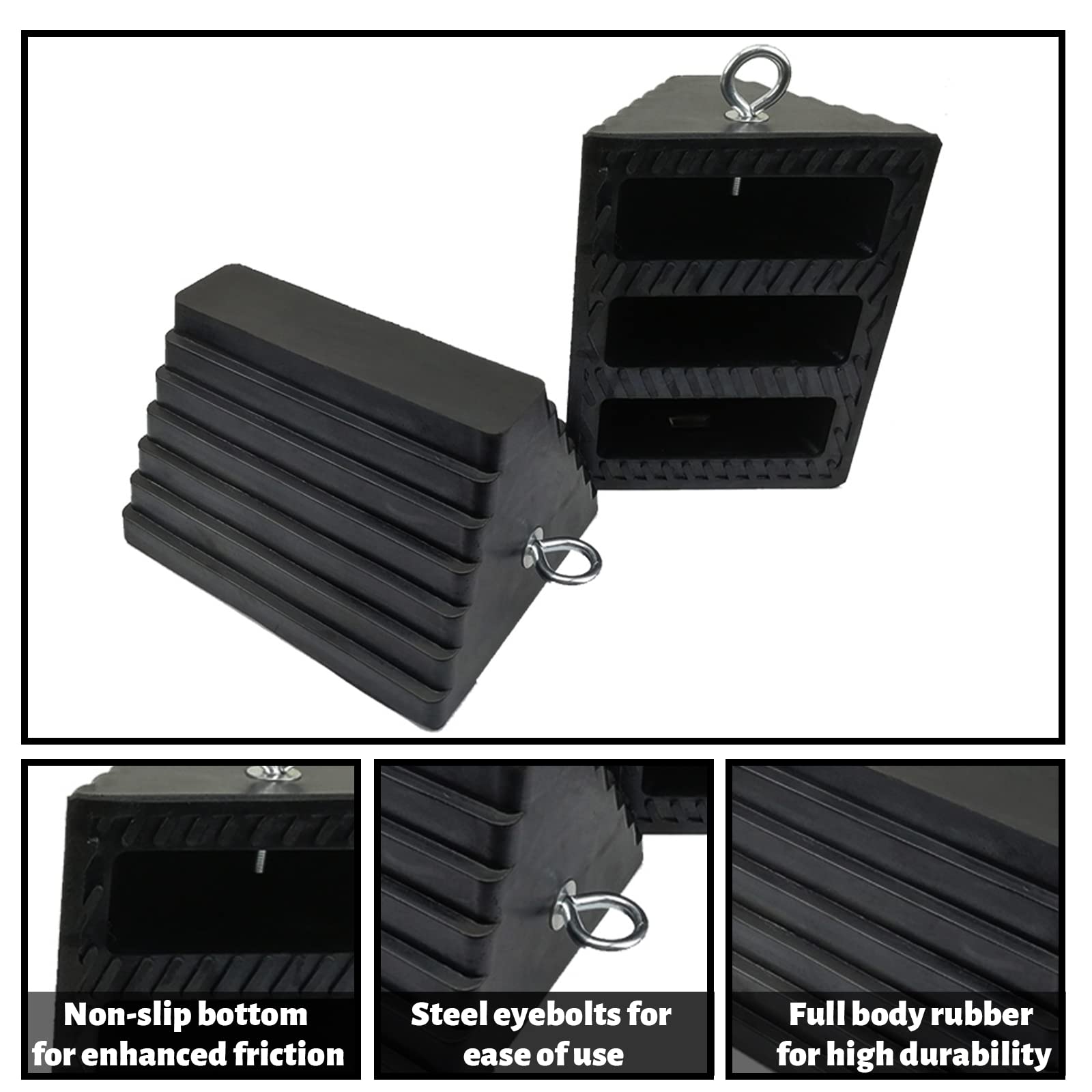 ROBLOK steel eyebolt detail for easy carrying and tethering benefit