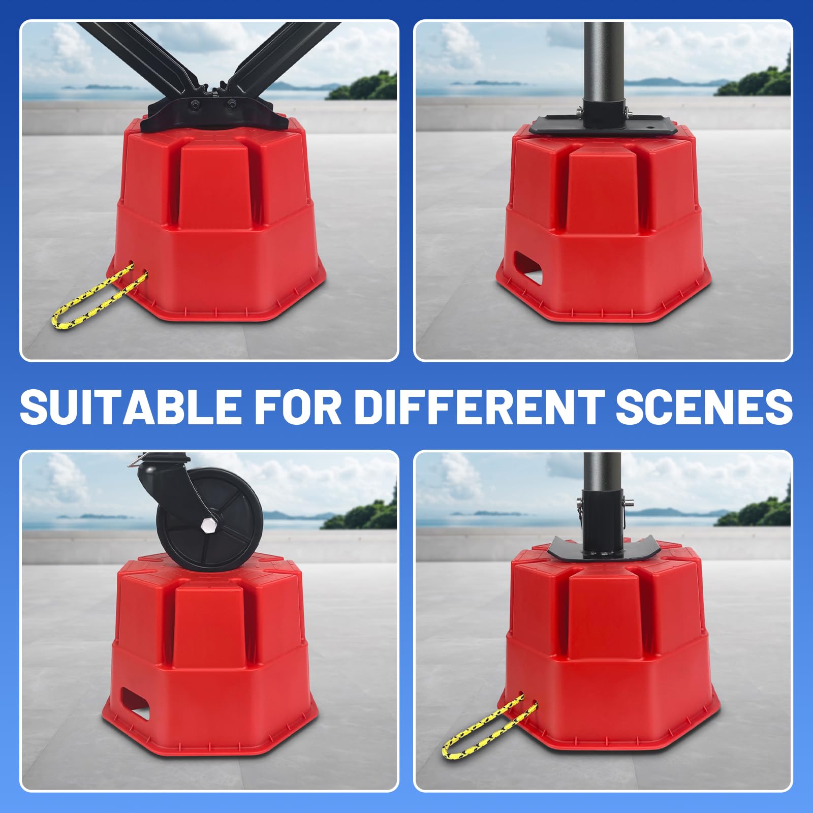 ROBLOck stacked interlocking blocks for adjustable height benefit