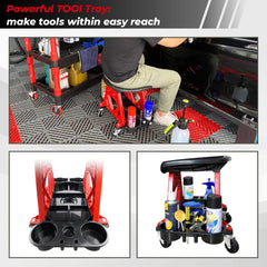 ROBLOCK tool tray detail displaying compartments and quick-access organization