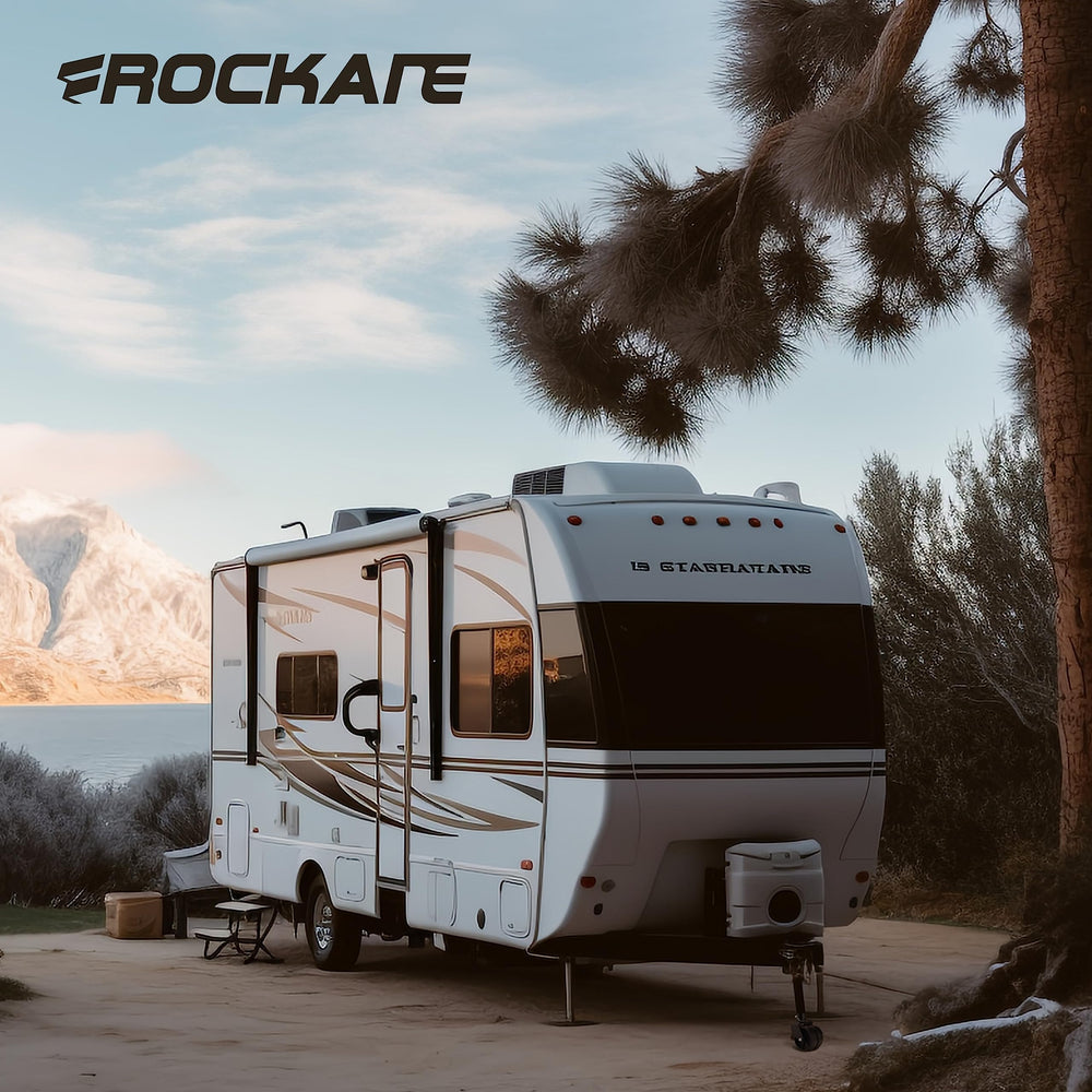 rockane black finish detail on housing protecting metal from rust and improving appearance