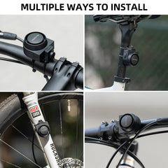 ROCKBROS unit mounted on bike frame showing quick installation benefit