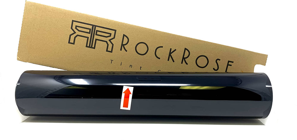 RockRose product label closeup showing specs and UV protection