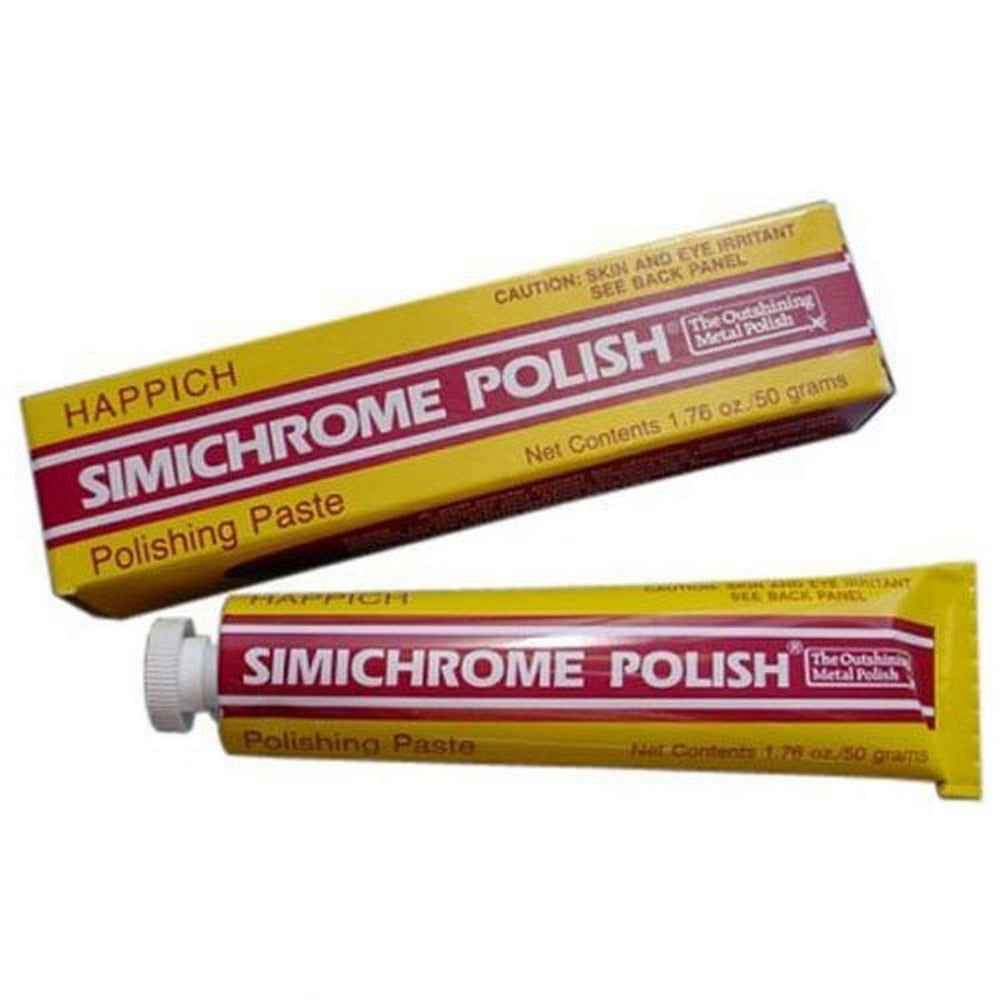 Rohl SIMICHROME tube front view showing compact polish and easy application