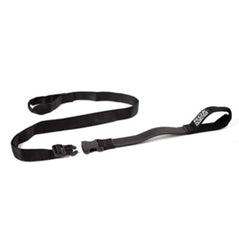 ROK Straps loop end detail protecting paint and preventing scratches on frame
