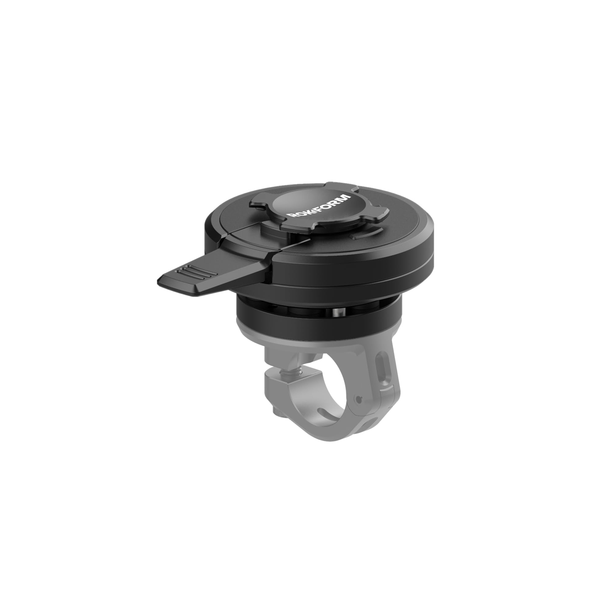 Rokform dampener beside ruler showing compact size and easy portability benefit