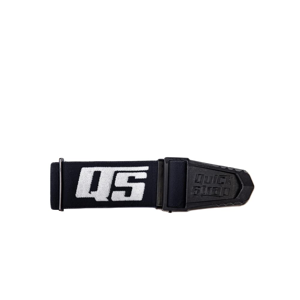 Roko Sports QS-40 shown on helmet in use highlighting fast one-hand removal