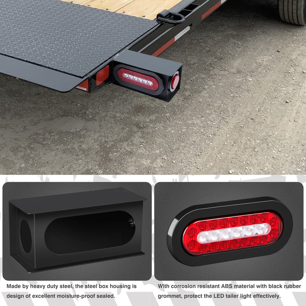 RONSTA side image of 2-inch round LED side marker illustrating added safety