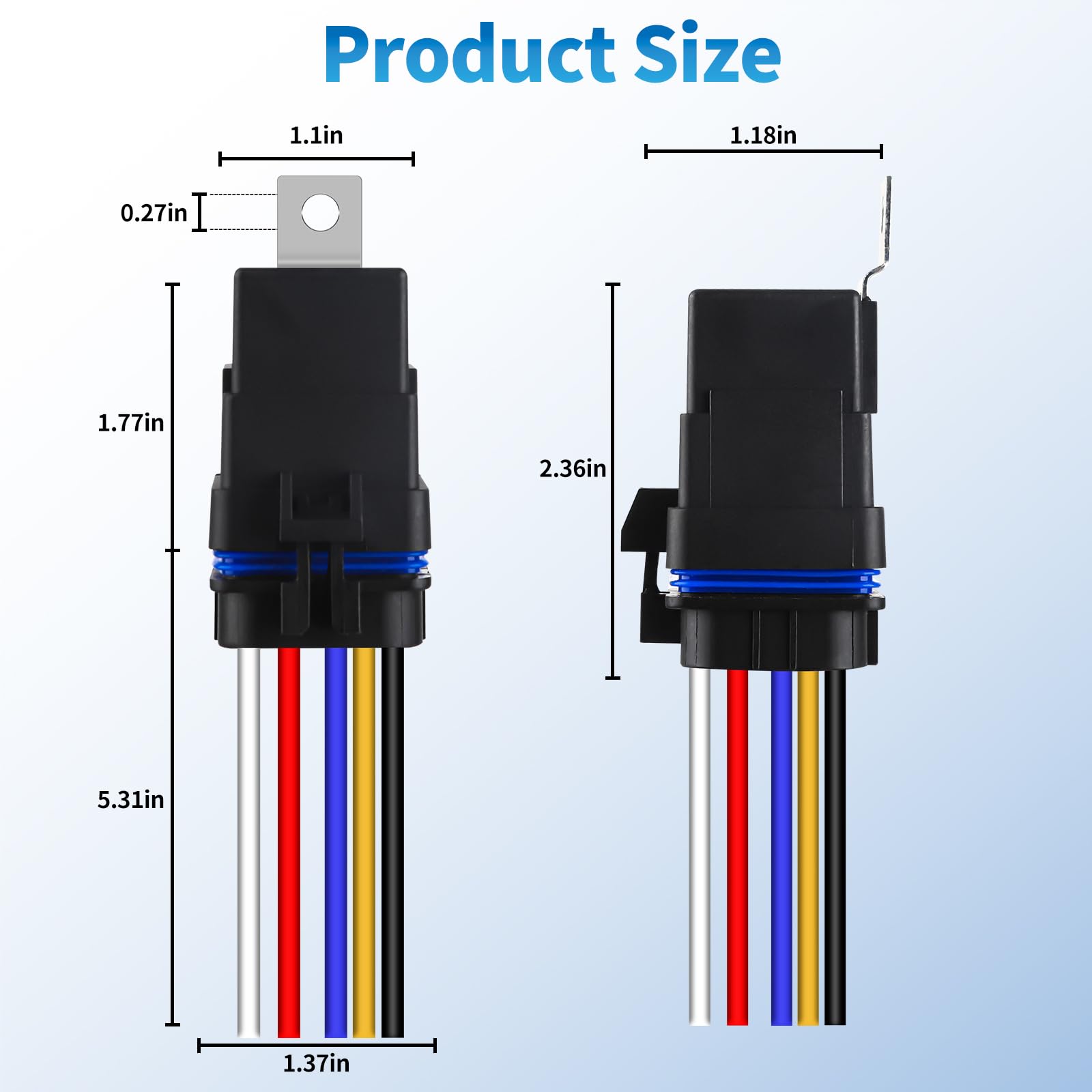 Ronybuy harness close-up of sealed terminals offering water protection