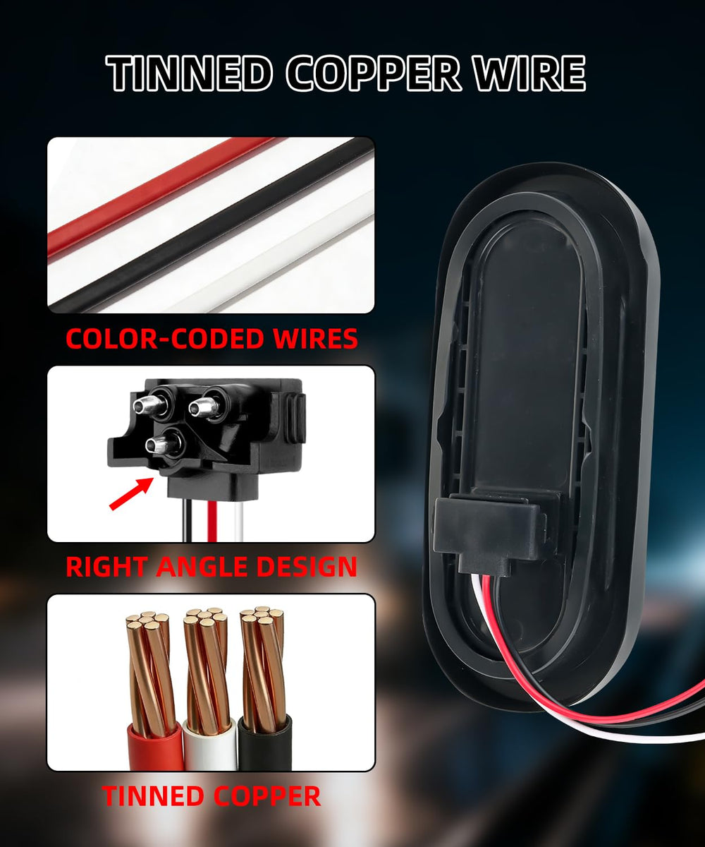 Ronybuy white ground wire with #10 ring terminal for secure chassis grounding
