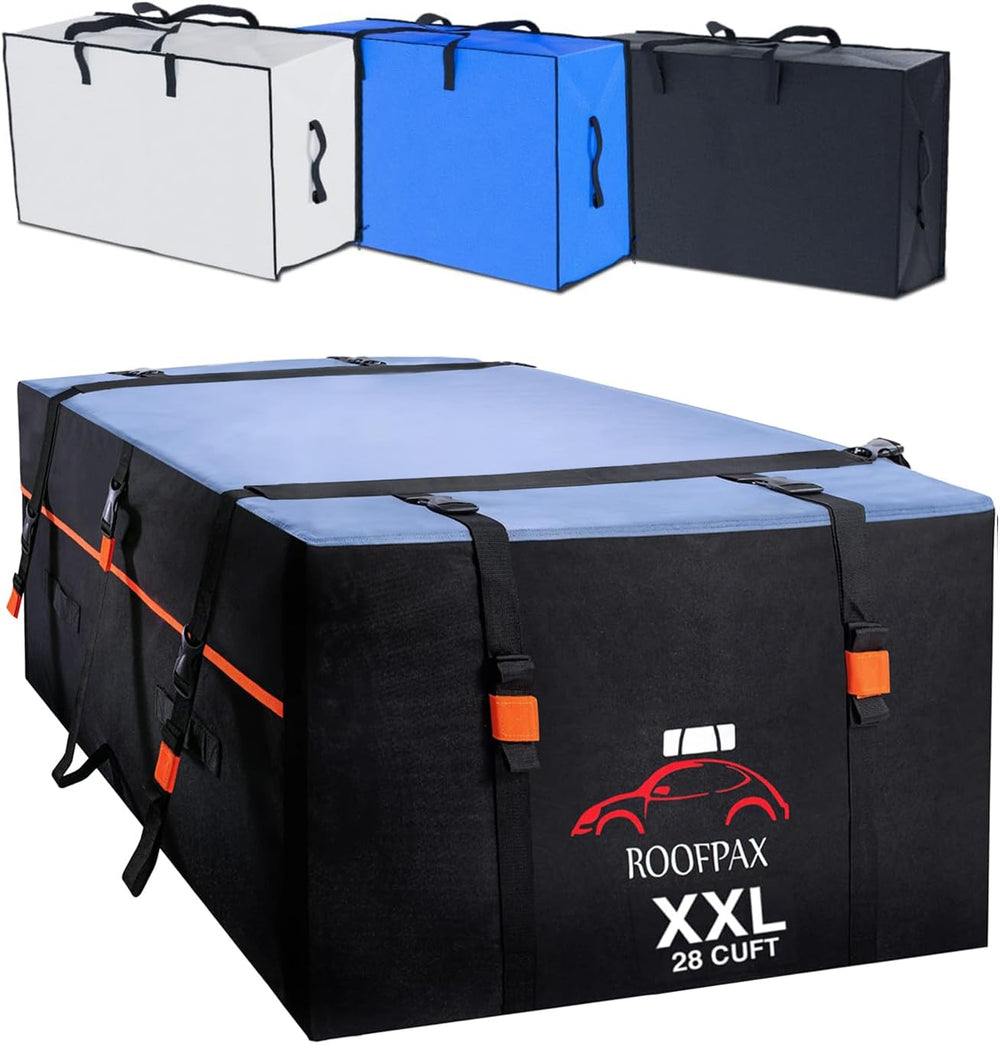 RoofPax front view packed showing clean profile and increased cargo capacity