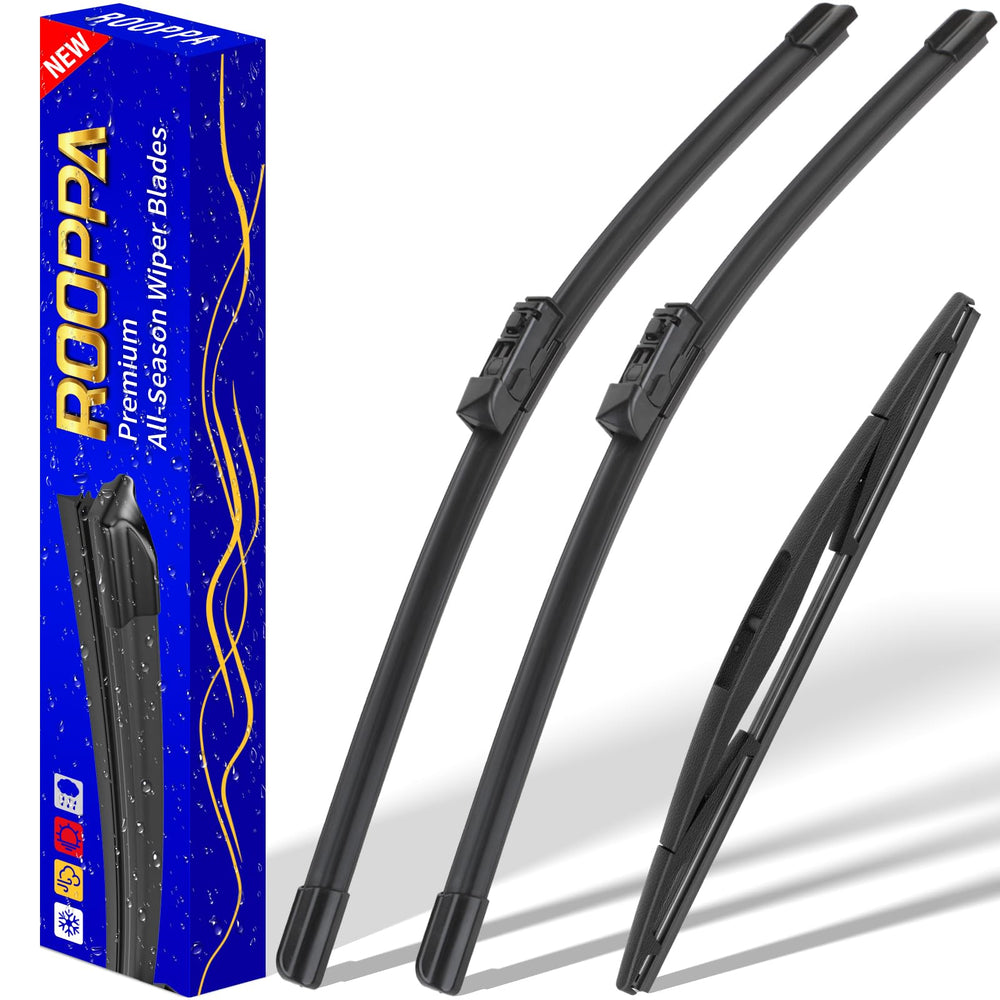 Rooppa front packaging shows three blades and warranty details for easy purchase benefit