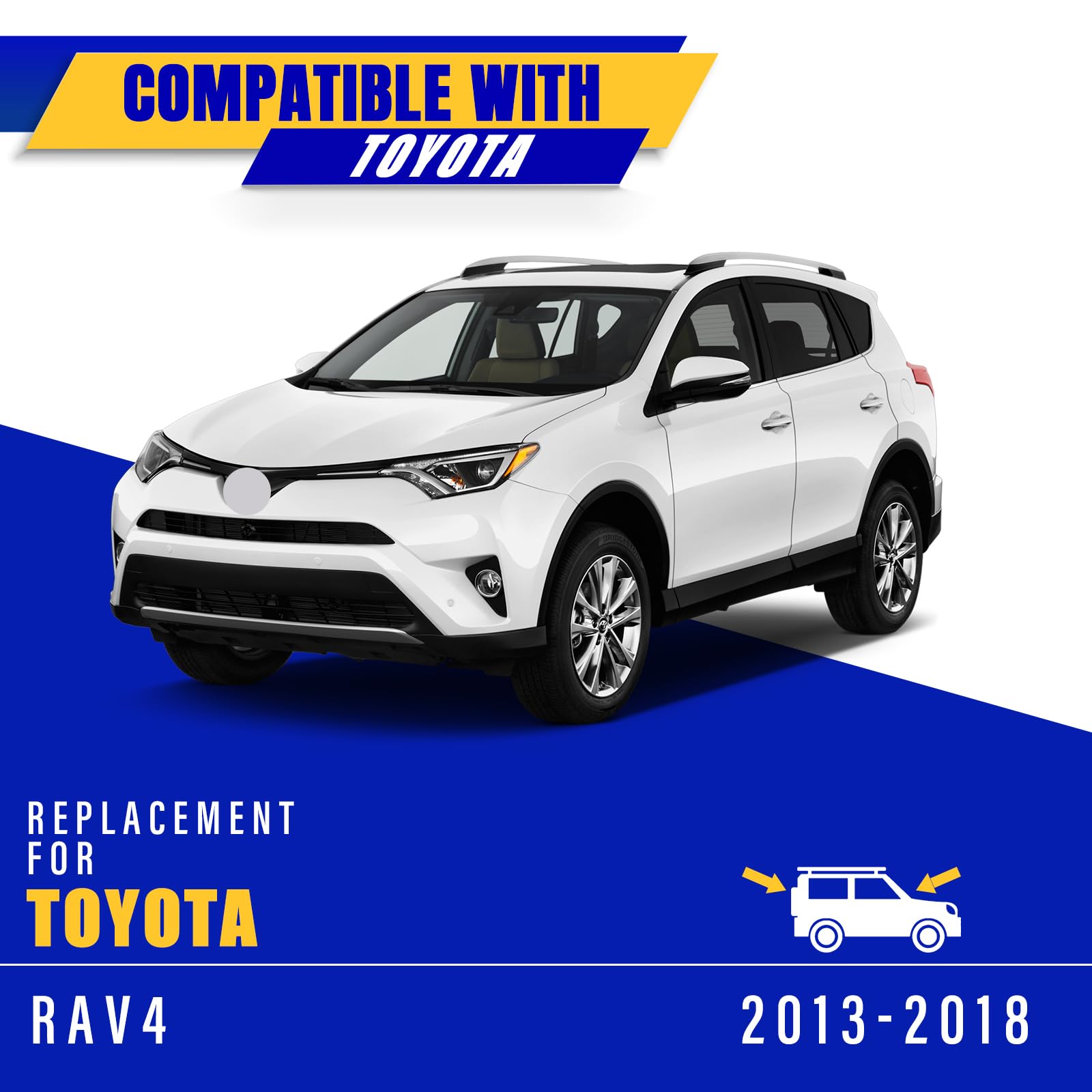 Rooppa wiper on passenger side ensuring even windshield contact