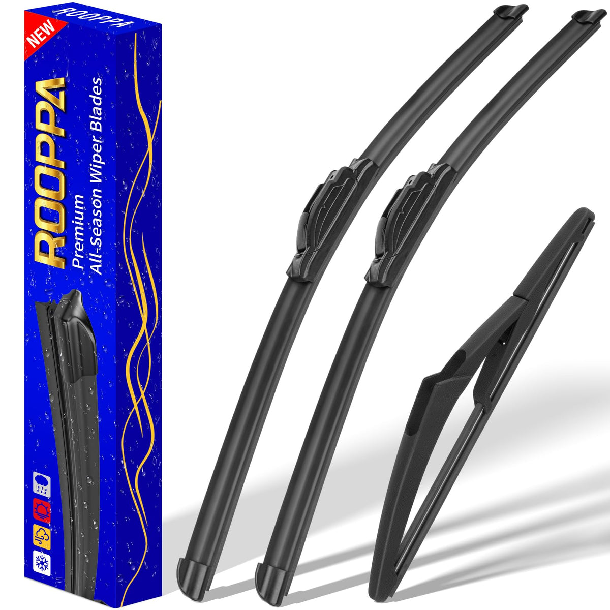 Rooppa front-packaging showing full 3-piece kit benefits