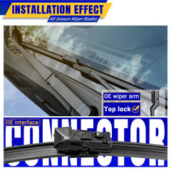 Rooppa 17-inch blade label detail highlighting fitment for Subaru Forester for correct replacement