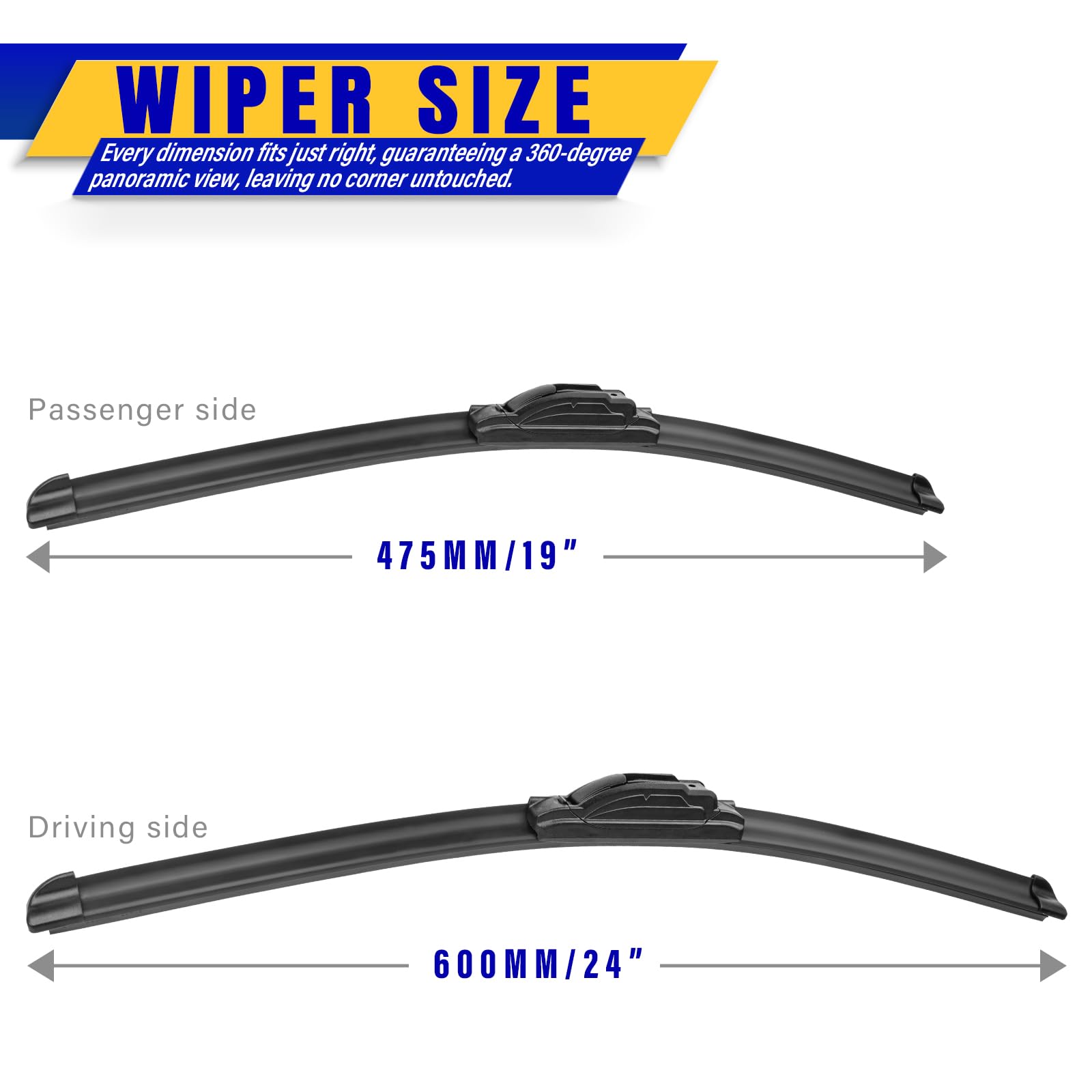 Rooppa 24-inch blade close-up showing durable frame and solid fit