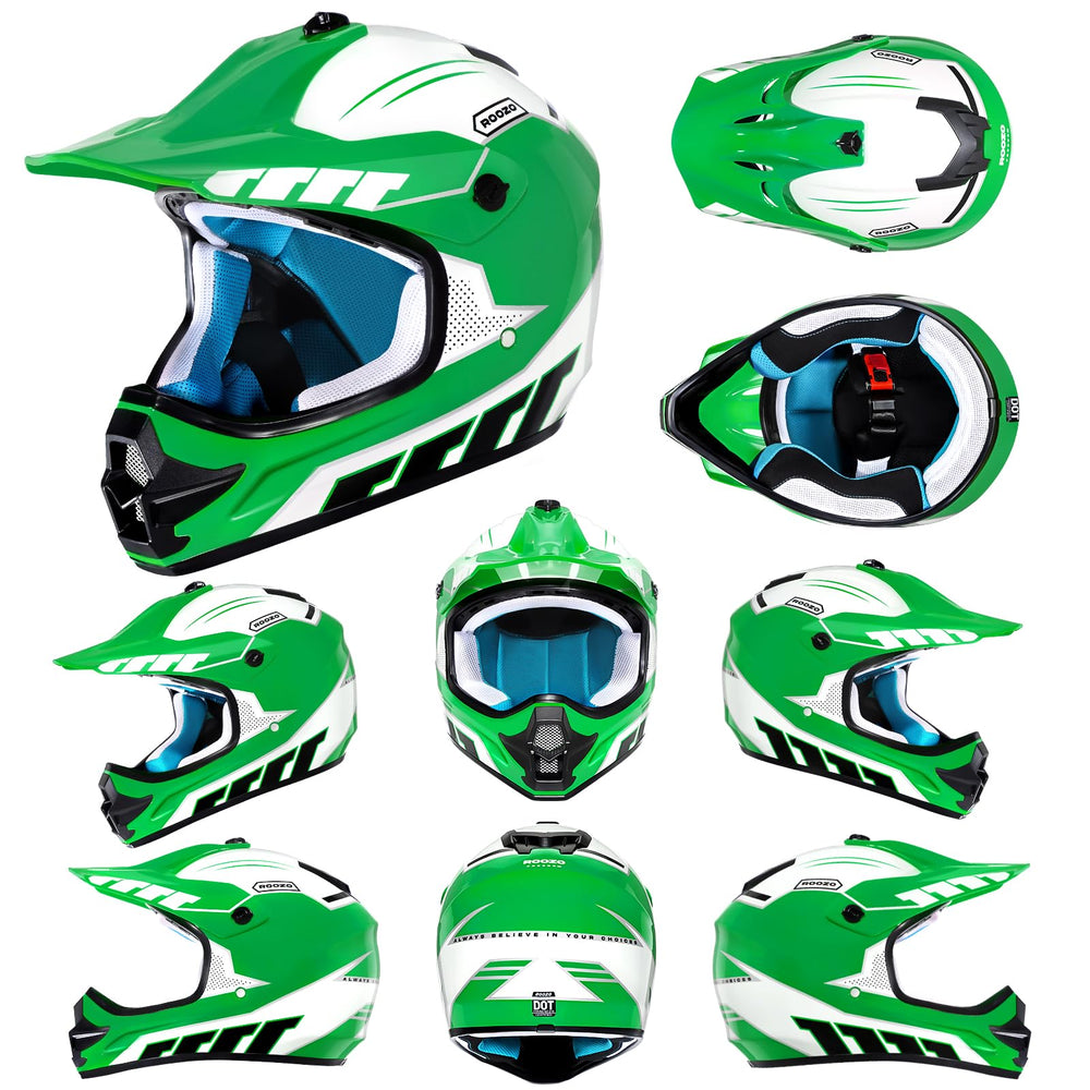 ROOZO helmet in use rider wearing full kit showing real-world fit and safety benefit