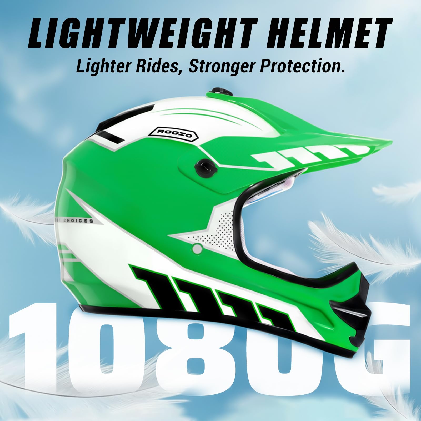 ROOZO helmet liner closeup showing removable padding and comfort benefit