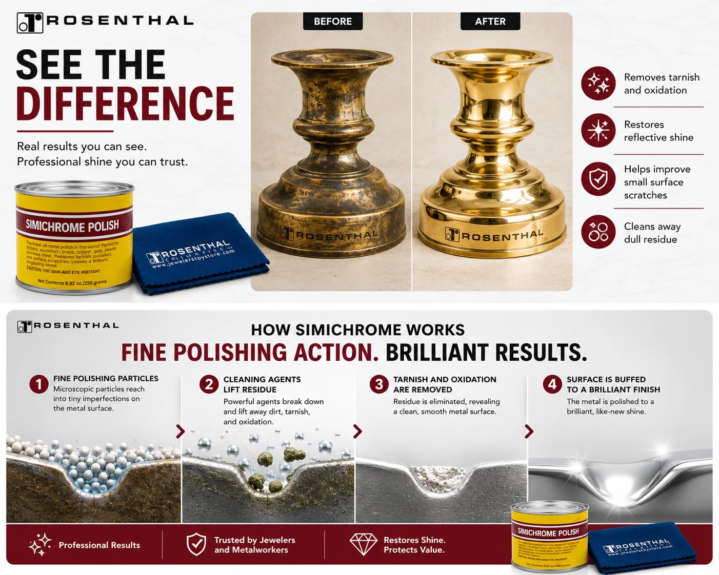 rosenthal Collection open 250g tub displaying polish compound inside