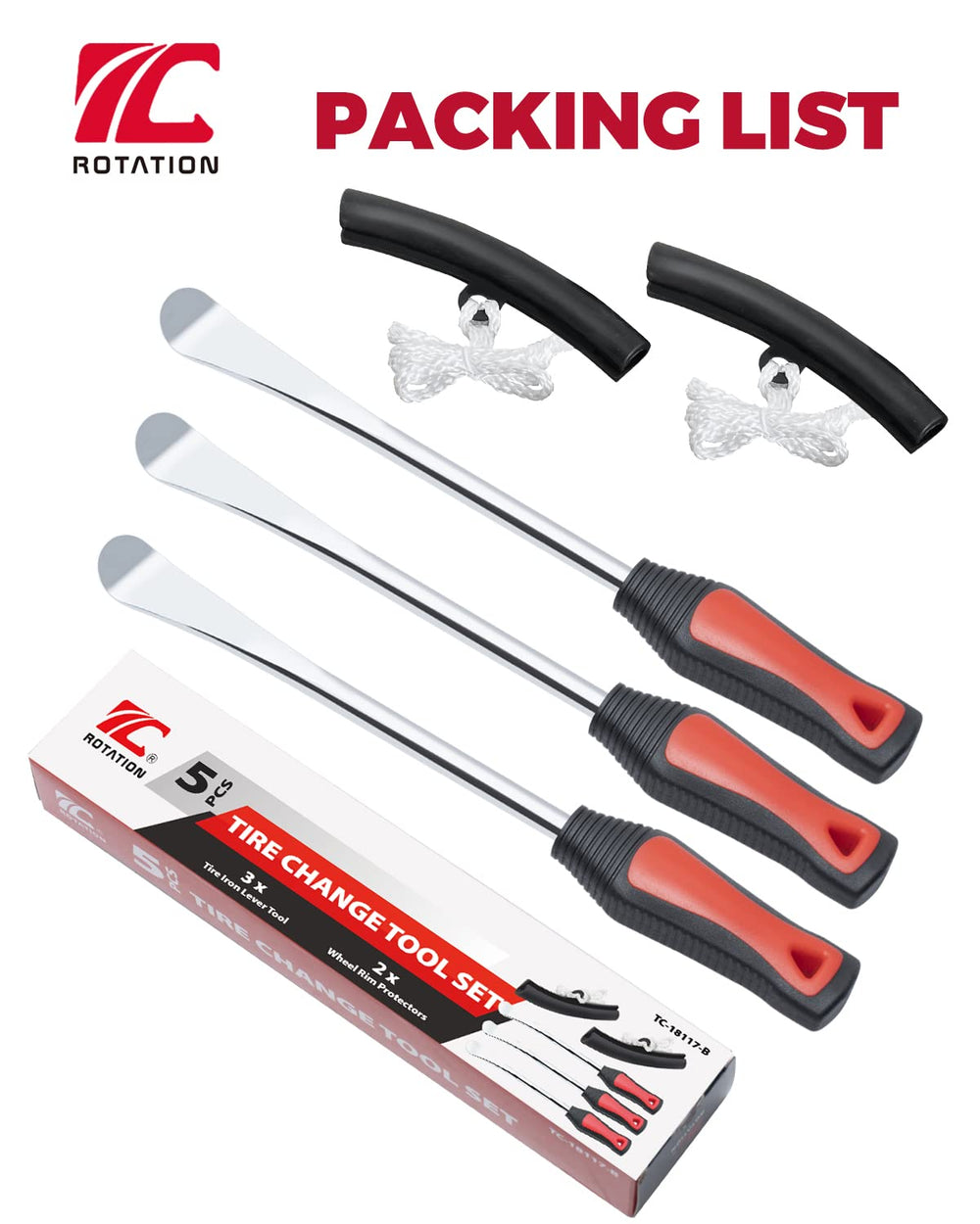 ROTATION ergonomic handle grip texture for secure non-slip control