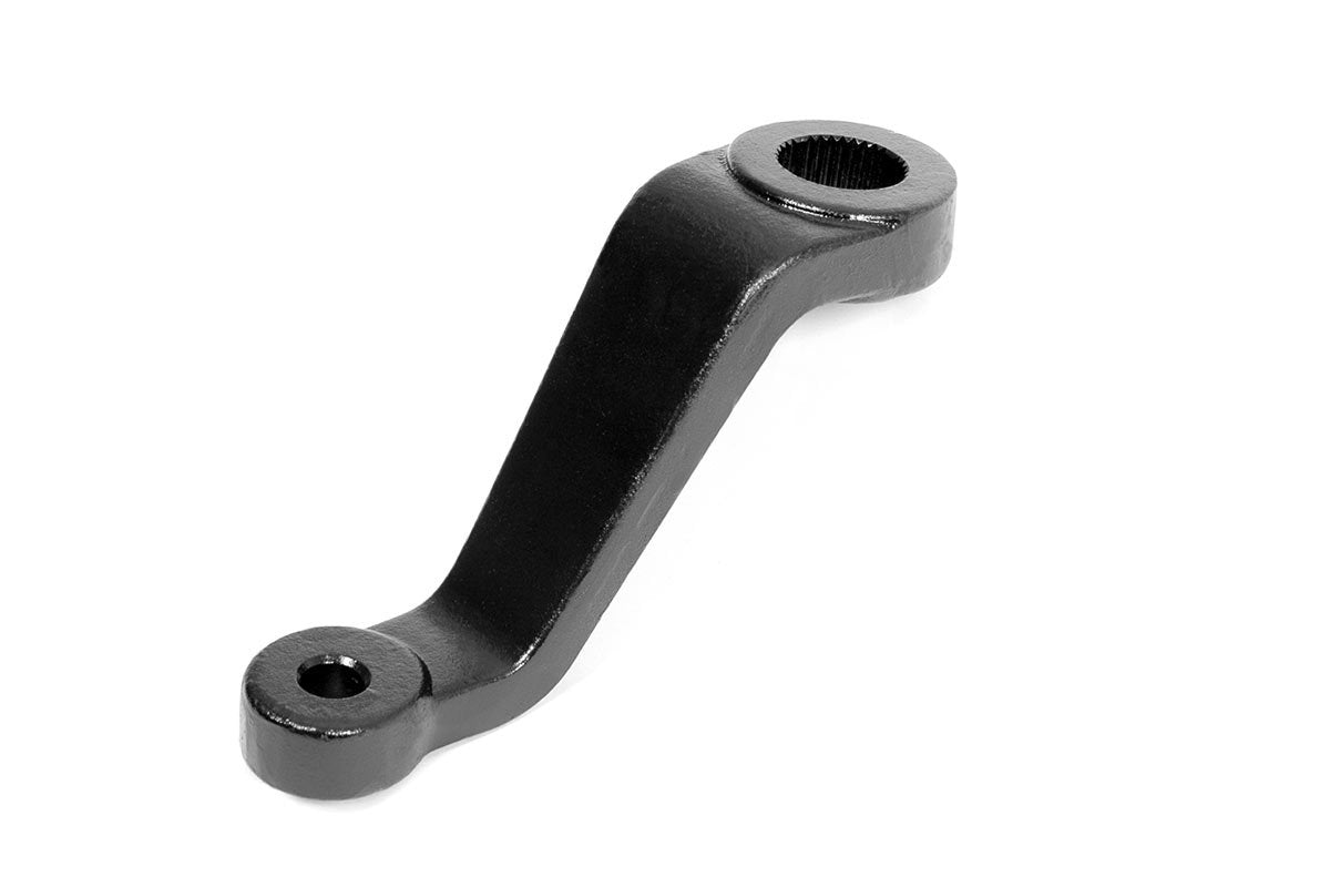 Rough Country drop pitman arm front view showing durable finish and fitment benefits