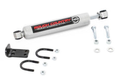 Rough Country chrome-hardened 18mm piston rod close-up for durability