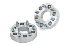 Rough Country front view of pair spacers showing fit and durable aluminum construction