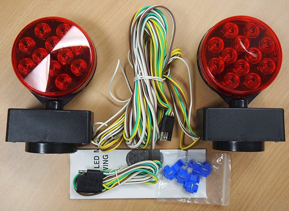 ROULER mounted on trailer in use demonstrating secure temporary lighting