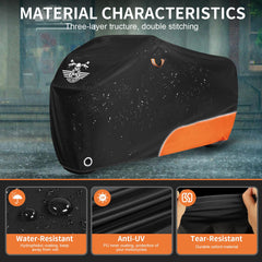 ROWYEET alloy lock-holes and buckles secure cover against wind