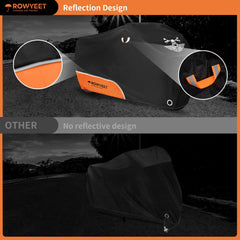 ROWYEET reflective strips and handle increase nighttime visibility