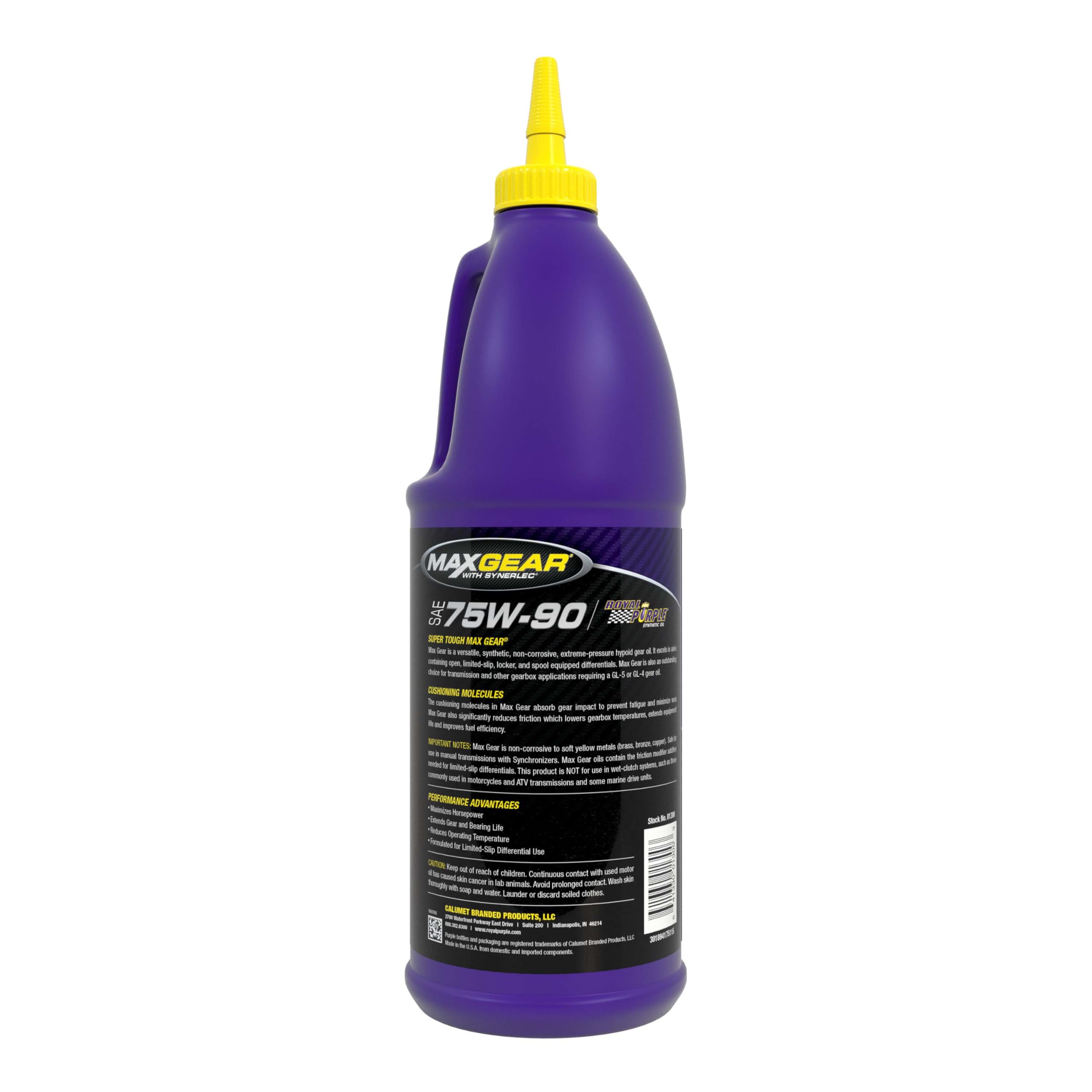Royal Purple Max Gear pouring into differential for smooth operation