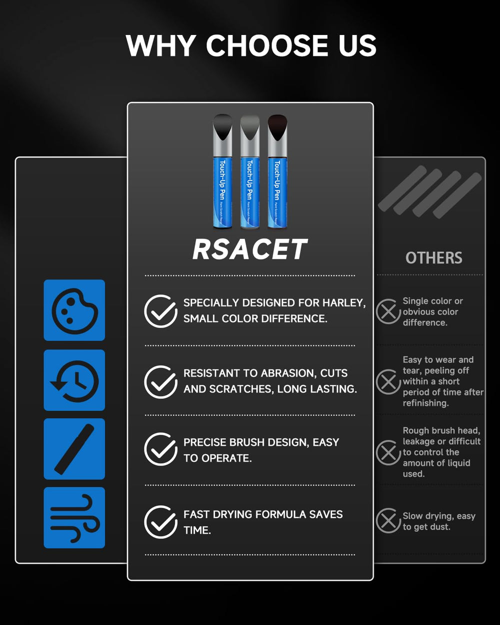 RSACET next to motorcycle key showing exact scale and portable convenience benefit