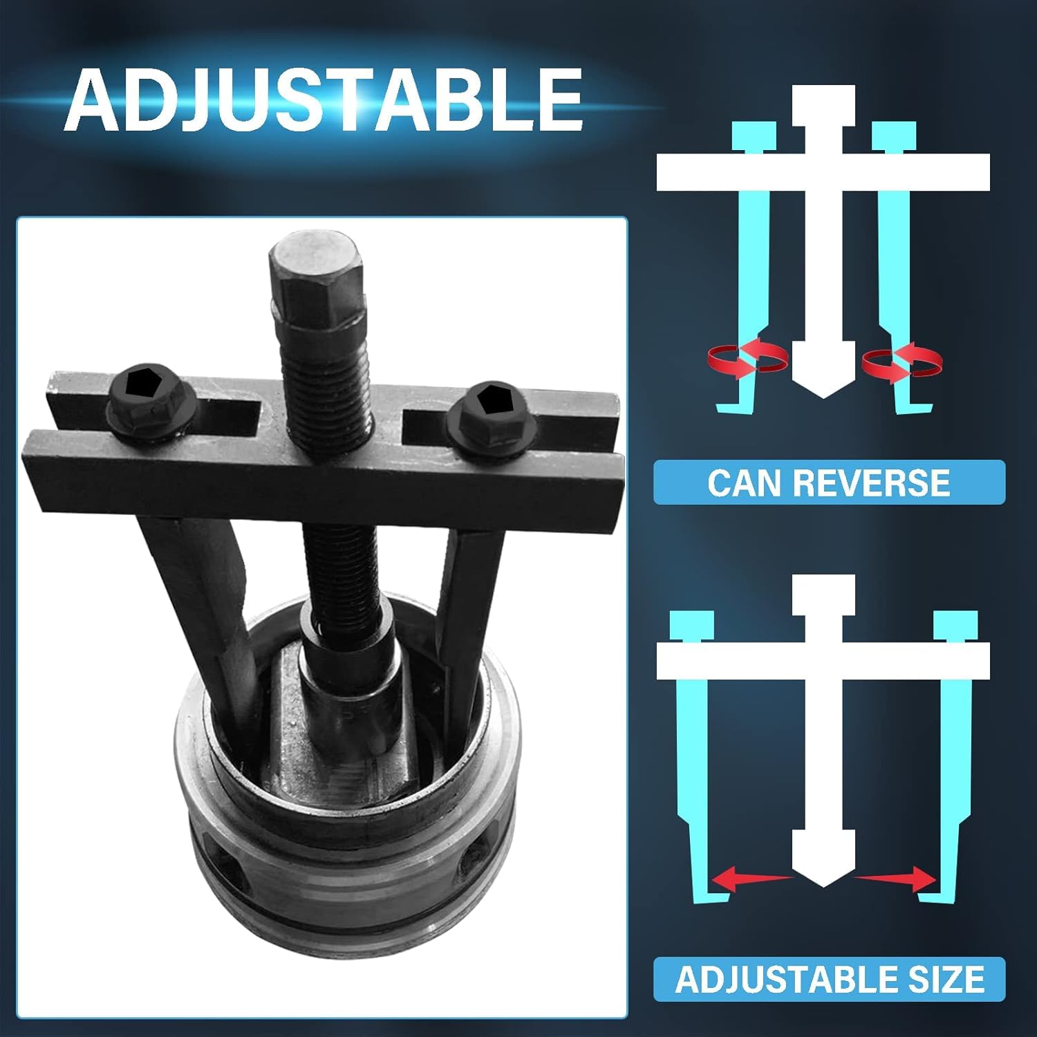 RSYEKU external pulling configuration extracting gear from shaft cleanly