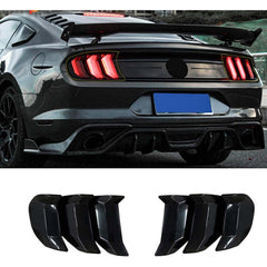 RT-TCZ front view of black tail light trim showing sleek profile and quick visual upgrade