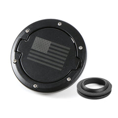 RT-TCZ fuel filler door front view showing US Flag and enhanced curb appeal