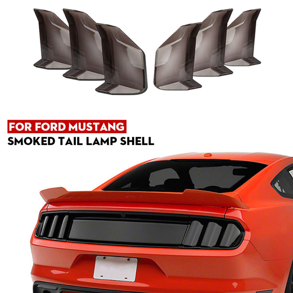 RT-TCZ lifestyle shot on parked Mustang showing smoked trim boosting night-time aesthetics