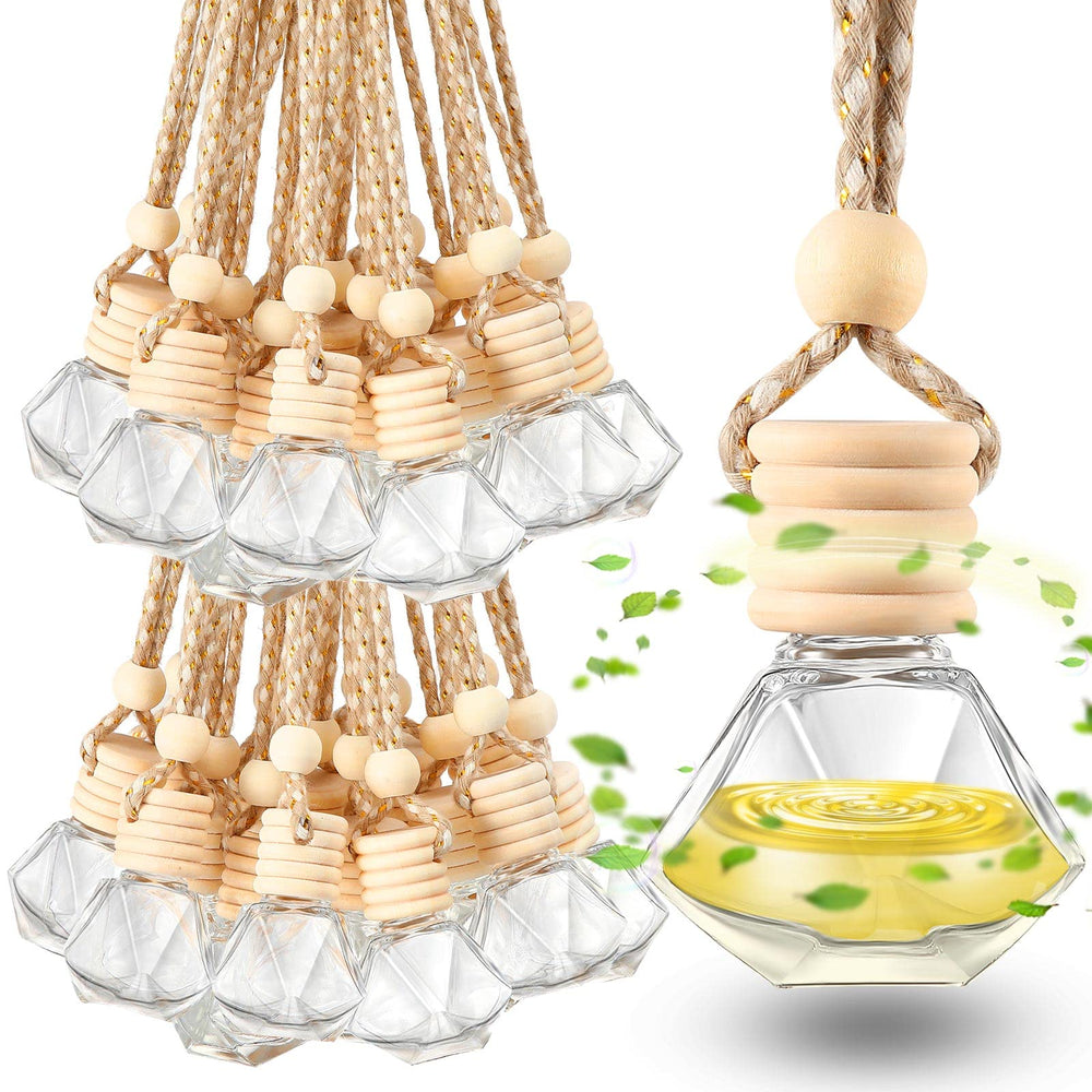 Rtteri front view of diamond glass diffuser pack showing 100 bottles for convenience
