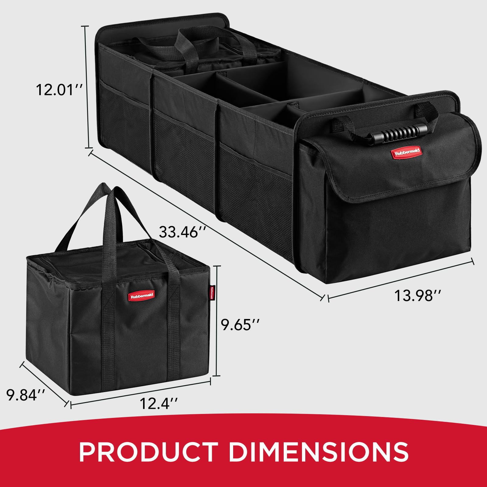 Rubbermaid organizer mesh pocket detail storing small items for easy access