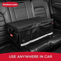 Rubbermaid open top showing three compartments for easy separation