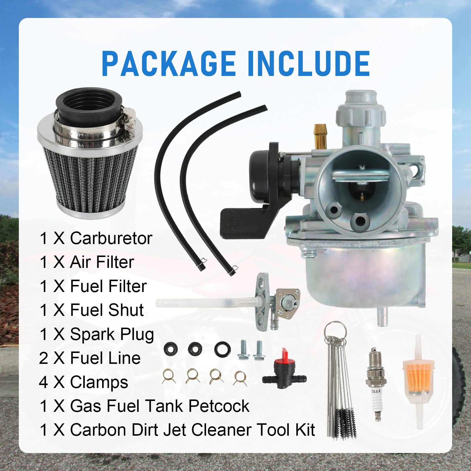 RUIANOMG air and fuel filters displayed for improved engine protection