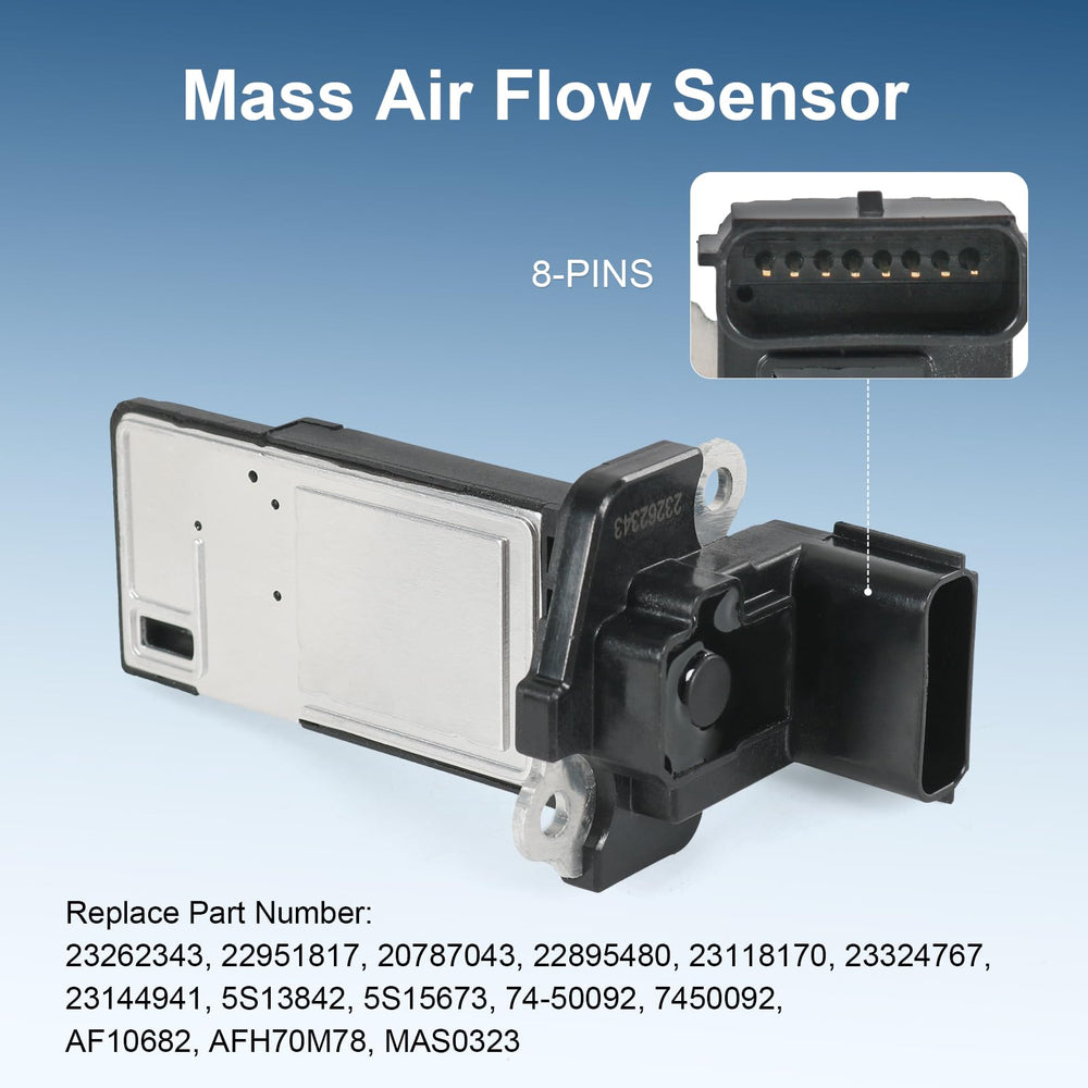 RUIANOMG sensor mounted in intake showing direct-fit installation