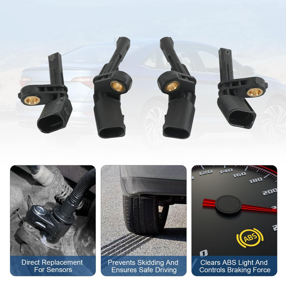 RUIANOMG sensor mounted at front wheel showing secure fit and reliability