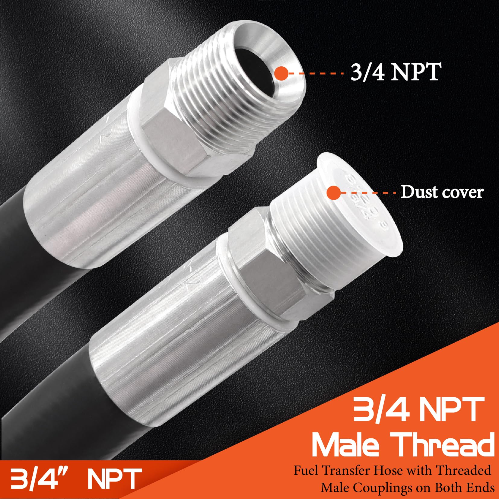 Ruikarhop cross-section showing nitrile inner tube and braided reinforcement for durability