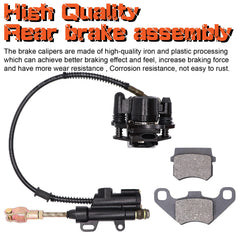 Ruikarhop caliper installed on Taotao Boulder ATV highlighting direct-fit benefit