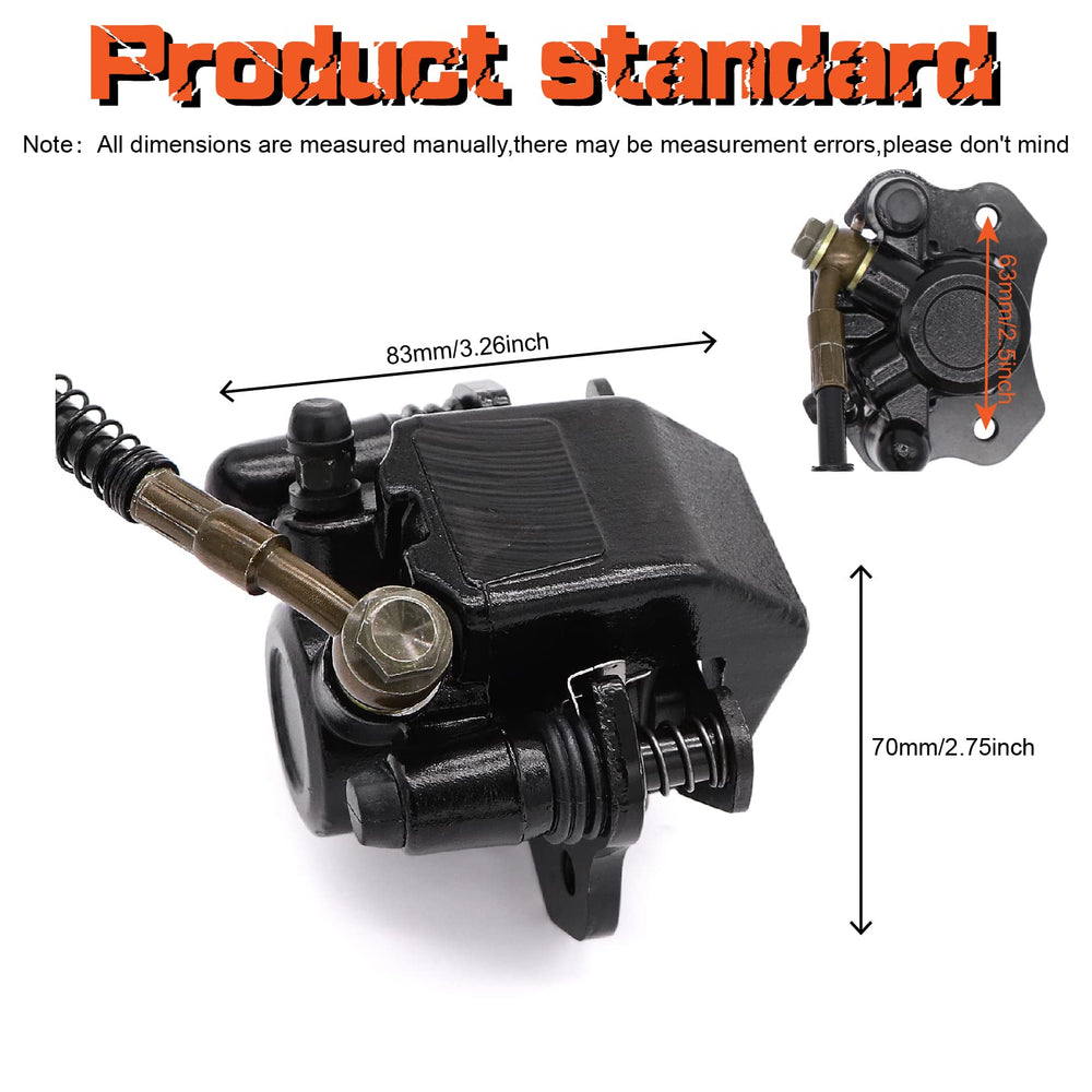 Ruikarhop caliper on ATV in park setting showing reliable on-trail performance